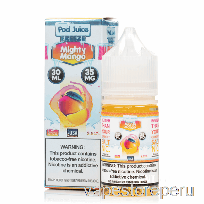 Vape Smoke Frozen Mango Poderoso - Jugo De Vaina - 30ml 55mg